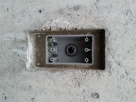 attaching electrical boxes to painted concrete|electrical box installation video.